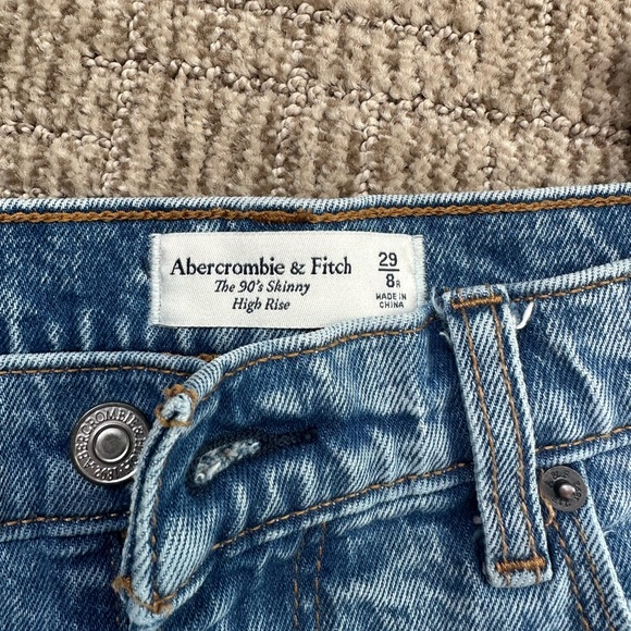 Abercrombie 90s skinny high rise jeans - Picture 2 of 3